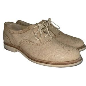 UGG Brogue Leather Oxfords Shoes Shearling Insole Tan CAELYN Women-8